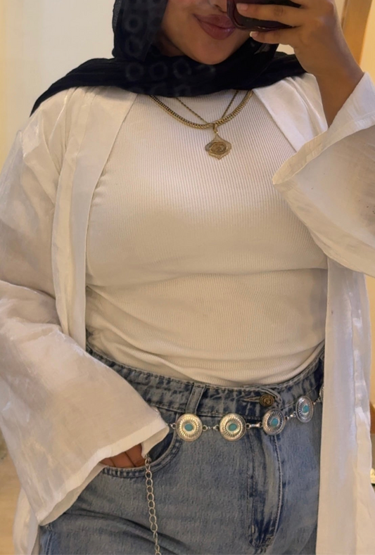 Blue circle belt
